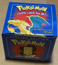 Pokemon 23k Gold Plated Cards Burger King Set Of 5 Vintage CHARIZARD SEALED! - Image 2
