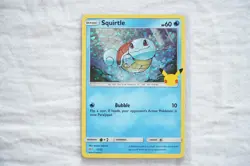 Squirtle 17/25 Holo Foil Promo McDonald's 25th Anniversary Pokemon Card 2021 NM - Image 1