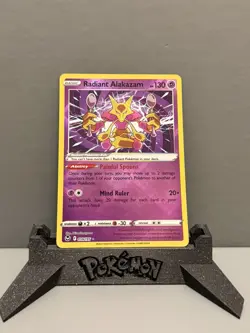 Radiant Alakazam 059/195 - Silver Tempest - Pokemon Card - Near Mint - Image 1