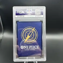 2023 PSA 9 Monkey D Luffy P-043 Weekly Shonen Jump Promo One Piece Card Japan - Image 2