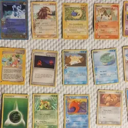 Pokemon TCG & Dragon Ball Z CCG Card Lot - Pikachu, Trainer, Energy - Image 1