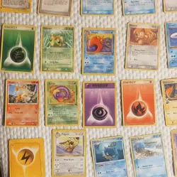 Pokemon TCG & Dragon Ball Z CCG Card Lot - Pikachu, Trainer, Energy - Image 3