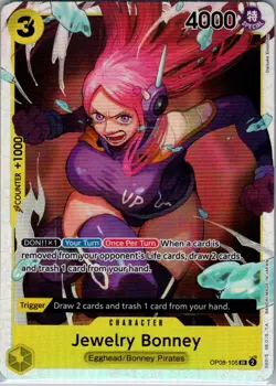 Jewelry Bonney OP08-105 SR English Two Legends - One Piece Card - NM - Image 1