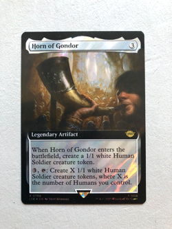 Mtg Carte Magic Lord Rings Horn of Gondor Surge FOIL NM - Image 1