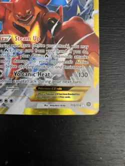 Pokemon TCG Volcanion EX 115/114! HP Condition! See Description! - Image 5