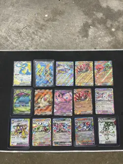 Pokemon English Ex Full Art 15 Card Lot NM Mew Venusaur - Image 1