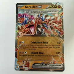 Pokemon TCG Koraidon ex 121/217 Ascended Heroes English Pack Fresh / NM Card - Image 1