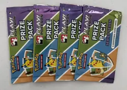 Pokemon Play! Prize Pack (Series 7) - X1 Sealed Booster Pack FOUR PACKS NEW - Image 1