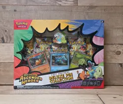 Pokemon TCG: Ascended Heroes First Partners Deluxe Pin Collection New/Sealed - Image 1