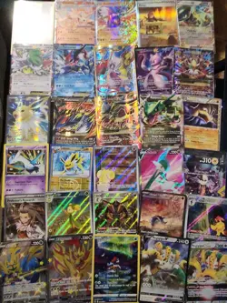 Pokemon Card Lot 100 OFFICIAL TCG Cards +3 Ultra Rares | Full Art, SIR, RADIAN❤ - Image 1