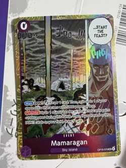 One Piece Mamaragan OP15-078 SR Adventure on Kami's Island Foil - Image 1
