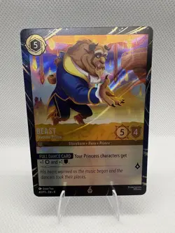 Disney Lorcana Beast Disneyland Exclusive Fabled Gracious Prince DCA - Image 1