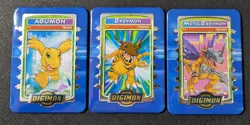 Digimon Taco Bell Metal Card Lot of 3 w/Digivice: Agumon, Greymon, Metalgreymon - Image 3