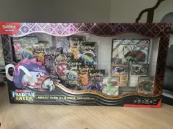 Pokemon TCG Paldean Fates Great Tusk ex Iron Treads ex Premium Collection Sealed - Image 1