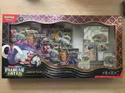 Pokemon TCG Paldean Fates Great Tusk ex Iron Treads ex Premium Collection Sealed - Image 3