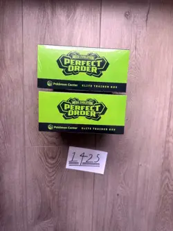 NEW Pokemon TCG Perfect Order Pokemon Center ETB Elite Trainer Box LOT OF 2 - Image 3