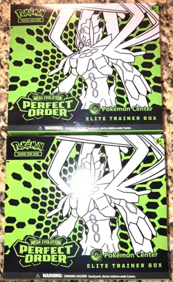 Lot of 2 Pokemon Perfect Order Pokemon Center Elite Trainer Box ETB NEW SEALED - Image 1