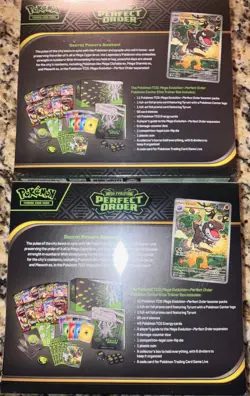 Lot of 2 Pokemon Perfect Order Pokemon Center Elite Trainer Box ETB NEW SEALED - Image 2