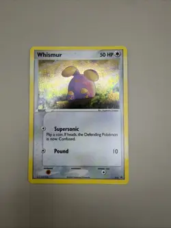 Whismur Reverse Holo 19 EX Promo Pokemon Card TCG Lightly Played Light Play LP - Image 4