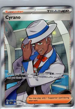 Cyrano 230/191 SV08: Surging Sparks - Pokemon Card - NM - Image 1