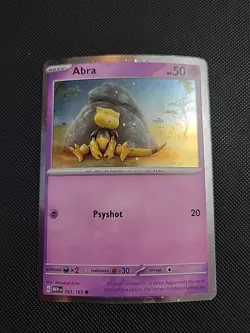 Abra - 063/165 - Cosmos Holo Rare Pokemon 151 Card - Image 1