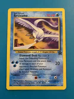 Articuno #22 Black Star Promo Rare Vintage Pokemon Card - Image 1