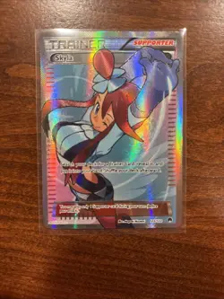 Pokemon TCG Skyla Breakpoint Holo Full Art Ultra Rare Trainer Card 122/122 LP - Image 1