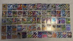 Lot of 69 Pokemon V, VStar, and VMax Trading Cards - Image 1