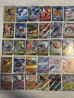 Lot of 69 Pokemon V, VStar, and VMax Trading Cards - Image 2