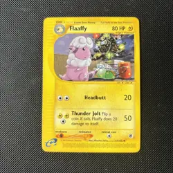 Pokemon Card Expedition Base Set Flaaffy 77/165 E Series Pokemon TCG - Image 1