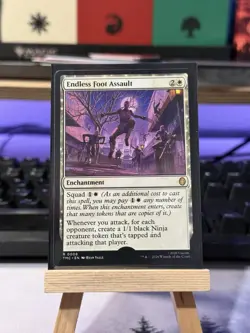 🎉 Endless Foot Assault - Missing Stamp - Tmnt Mtg Error Misprint Magic - Image 1