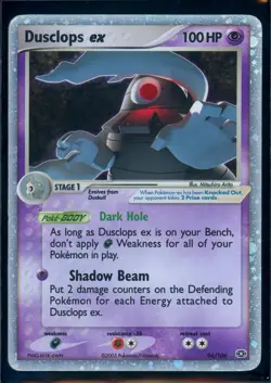 Pokemon EX EMERALD - #94/106 Dusclops ex - Ultra Rare Holo - ENG - HP/MP - Image 1