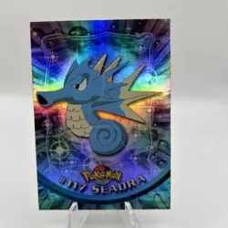 #117 Seadra Rainbow Foil Series 2 Topps Pokemon Card - Image 1
