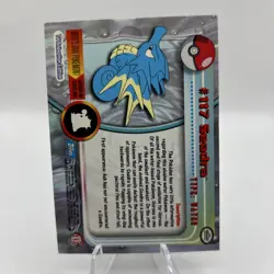 #117 Seadra Rainbow Foil Series 2 Topps Pokemon Card - Image 2