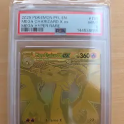 Pokemon TCG - Mega Charizard X EX 130/094 Hyper Rare - Phantasmal Flames - PSA 9 - Image 5