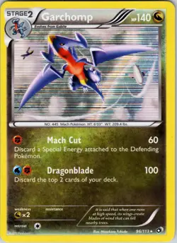 Garchomp 96/113 Legendary Treasures Pokemon TCG NM Holo - Image 1