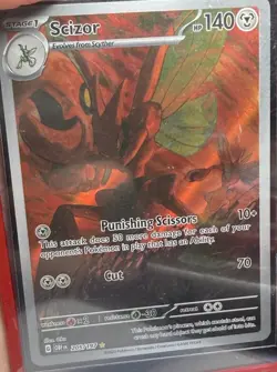 Scizor 205/197 Illustration Rare Obsidian Flames Pokemon NM - Image 2