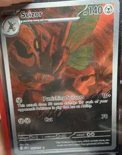 Scizor 205/197 Illustration Rare Obsidian Flames Pokemon NM - Image 3