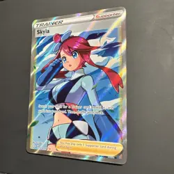 Skyla 072/072 Pokemon Shining Fates Ultra Rare Full Art Holo English - Image 5