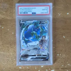 Pokemon Rayquaza V Full Art 194/203 Evolving Skies Holo English PSA 10 2021 - Image 1