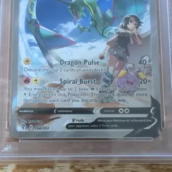 Pokemon Rayquaza V Full Art 194/203 Evolving Skies Holo English PSA 10 2021 - Image 5