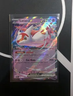 Latias EX 76 Surging Sparks Holo Double Rare Half Art - Pokemon TCG - Image 1