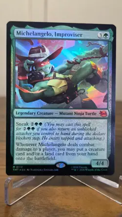 Michelangelo, Improviser Foil M Teenage Mutant Ninja Turtles 119 NM - Image 1