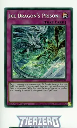 Yugioh Ice Dragon's Prison MP21-EN155 Secret Rare 1st Edition Near Mint - Image 1