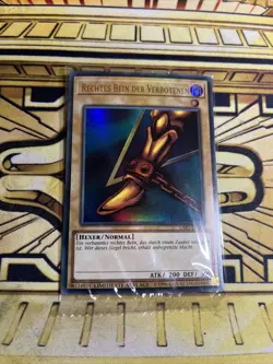 Yugioh Rechtes Bein der Verbotenen LART-DE002 Ultra Rare OVP - Image 1