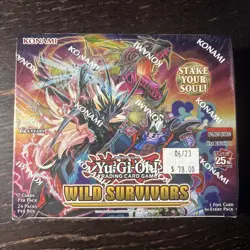 Wild Survivors Booster Box Factory Sealed 1st Edition YuGiOh - Image 1