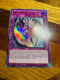 Dragunity Oubliette GFTP-EN042 1st Edition Ultra Rare PL + BONUS - Image 1