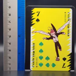 ANGEL DEVIL Chainsaw Man Playing Card Spade 7 Jump Fair 2022 Shueisha 0225 - Image 2