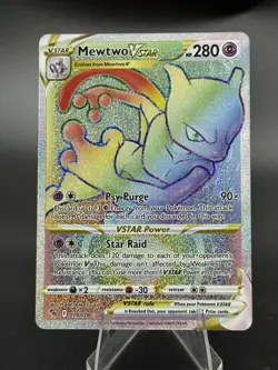 Mewtwo VSTAR - 079/078 - Pokemon GO - Rainbow Secret Rare - NM - Pokemon TCG - Image 1