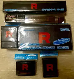 Pokemon Card Team Rocket playmat case Damage Counter Peripheral Goods 6 set FS - Image 1
